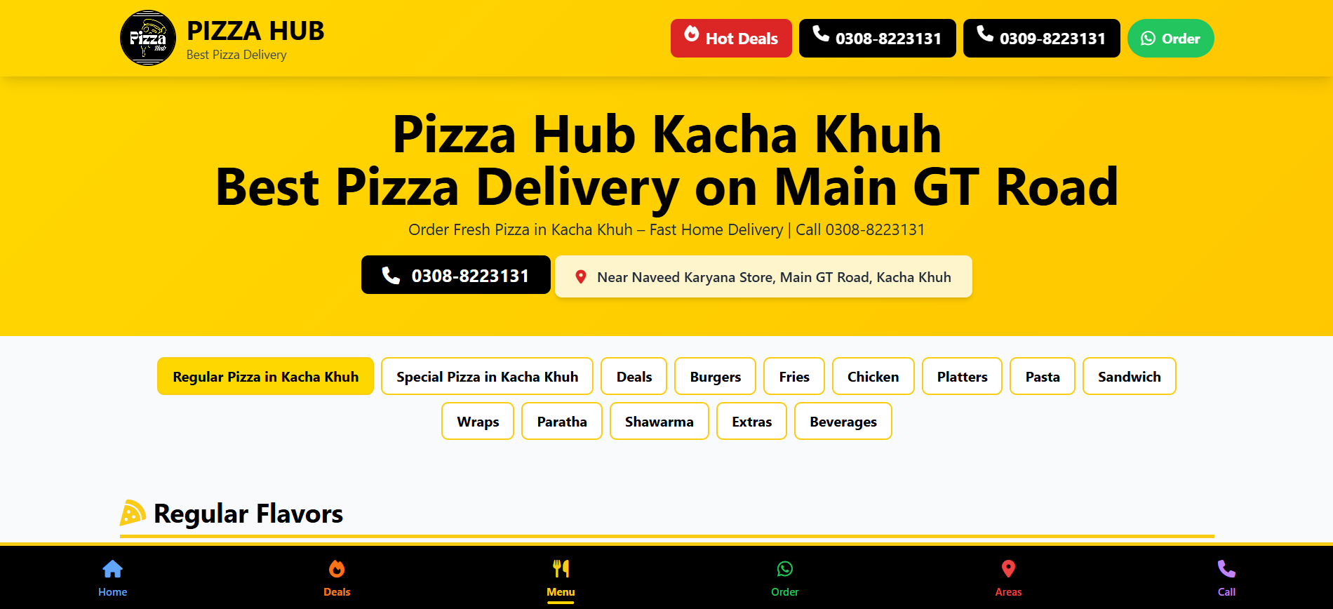 Pizza Hub Kacha Khuh