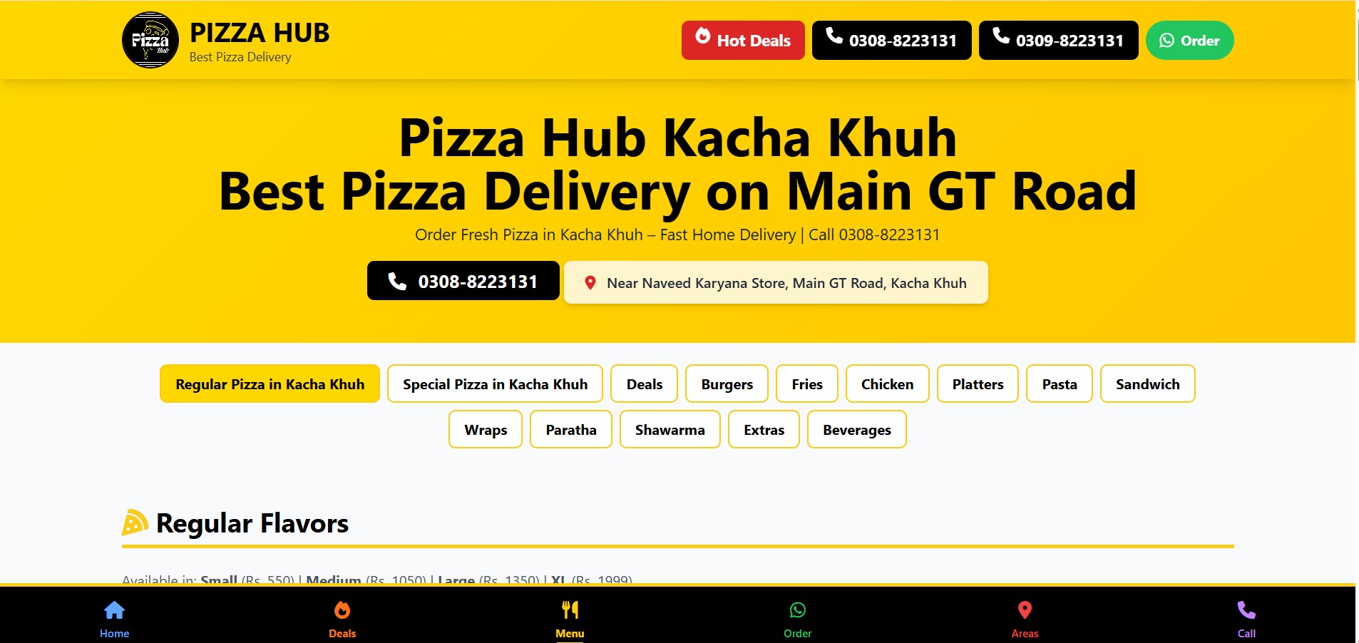 Pizza Hub Kacha Khuh